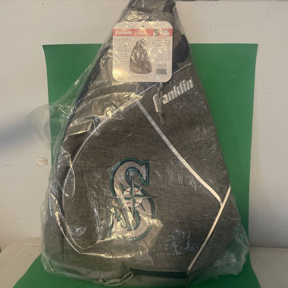 Franklin MLB Seattle Mariners Slingback Bat Bag Shoulder Strap Back Pack New